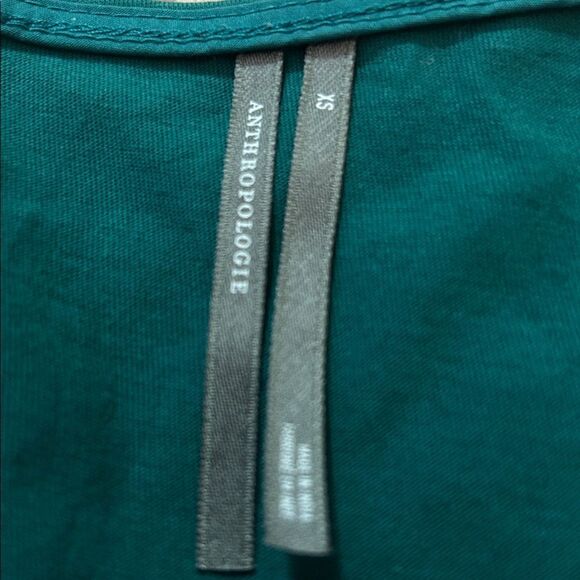 ANTHROPOLOGIE Dolman-Sleeve Pleated V-Neck XS - Picture 2 of 10